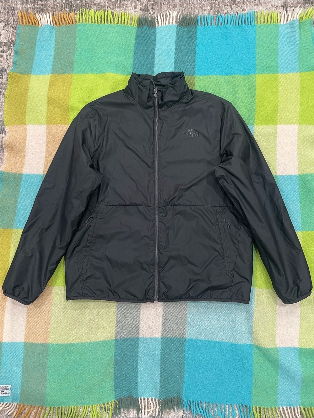 The North Face Black Full Zip Lightweight Puffer Jacket